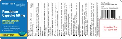 Bottle Label (Pamabrom Capsules 50 mg Bottle Label)